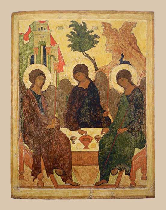 Икона "Троица Ветхозаветная"